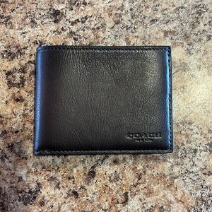 Brand new brown mens coach wallet